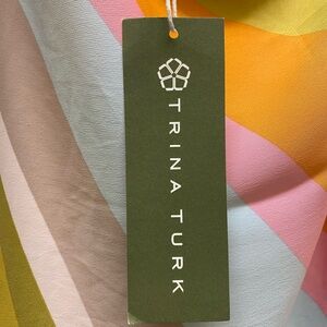 Trina Turk Multicolor One-Shoulder Top